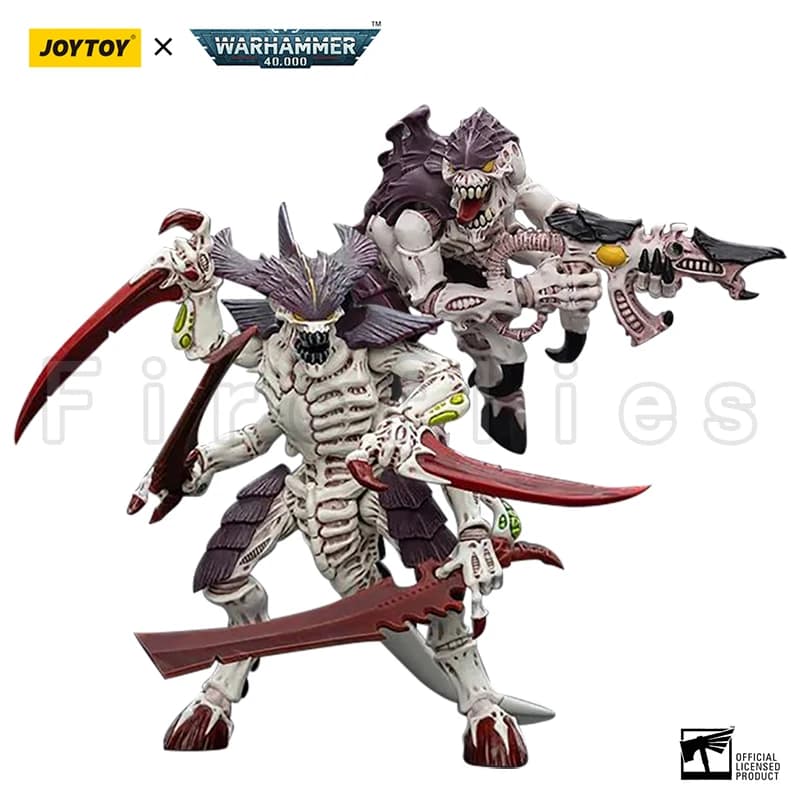 1/18 JOYTOY Action Figure 40K Tyranidi Flotta Alveare Leviatano Tyranid Warrior con Boneswords Anime Toy