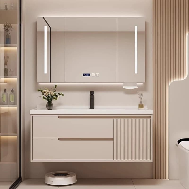rovere casa Mobili da bagno lavabo specchio intelligente lavaggio Combinazione di mobili da bagno Mobili moderni per riporre gabinetti JTB