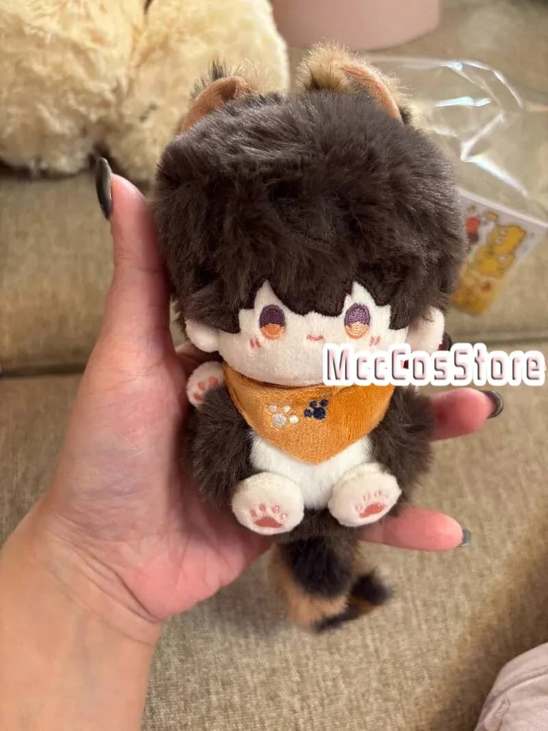 Peluche Anime 10 cm Love and Deepspace Sylus Rafayel Xavier Zayne Caleb, Giocattolo Imbottito, Portachiavi, Ciondolo per Borsa, Regalo per Ragazze, Natale