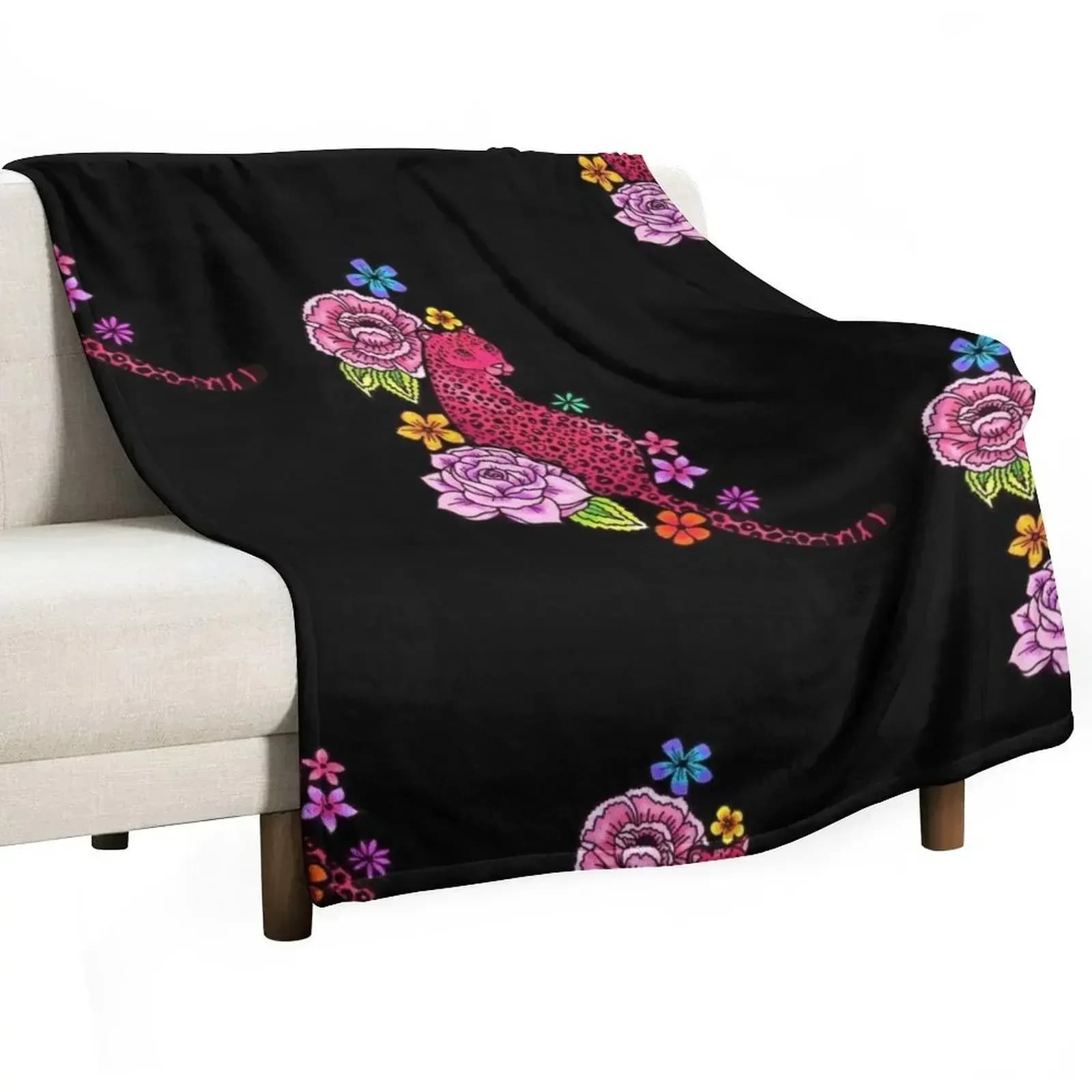pink leopard Throw Blanket Winter beds christmas decoration Decorative Beds Sleeping Bag sofa bed Soft Big Blankets
