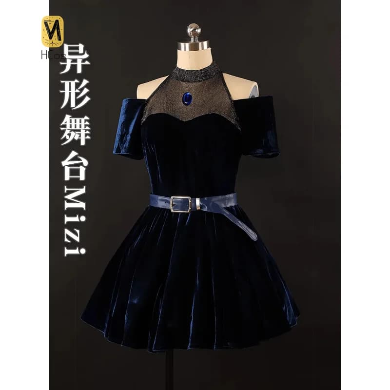 HCos Alien Stage Luka mizi Costume Cosplay Lolita Dress Abito da principessa per Ognissanti Gioco di ruolo natalizio da donna
