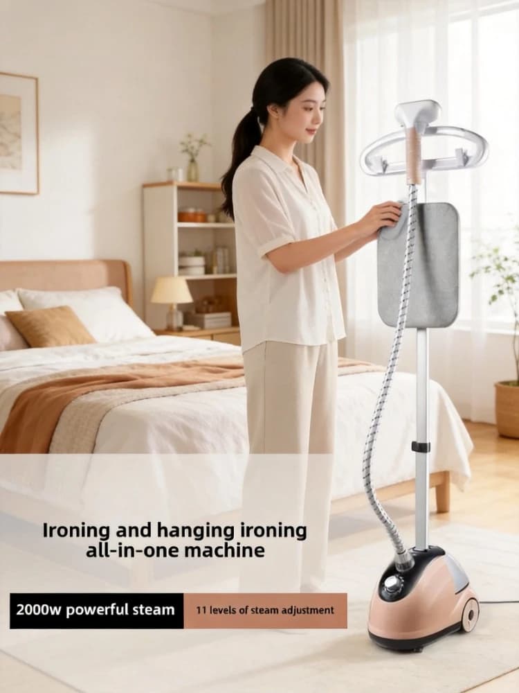 Household Handheld Garment Steamer Vertical Portable Clothes Ironing Machine for Fabric Wrinkle Removal