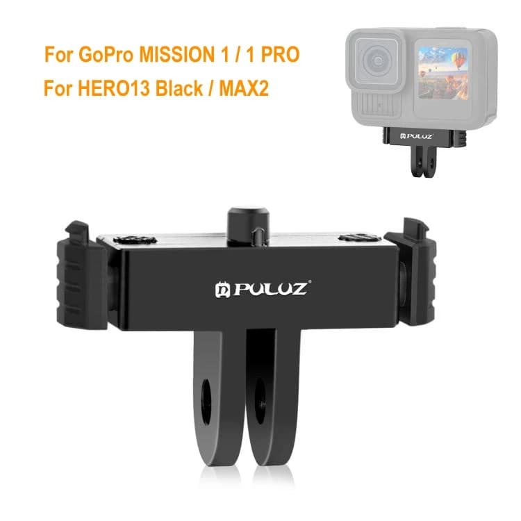 PULUZ Magnetic Quick Release Base Mount For GoPro MISSION 1 / 1 PRO / HERO13 Black / MAX2 Aluminum Magnetic Base Mount