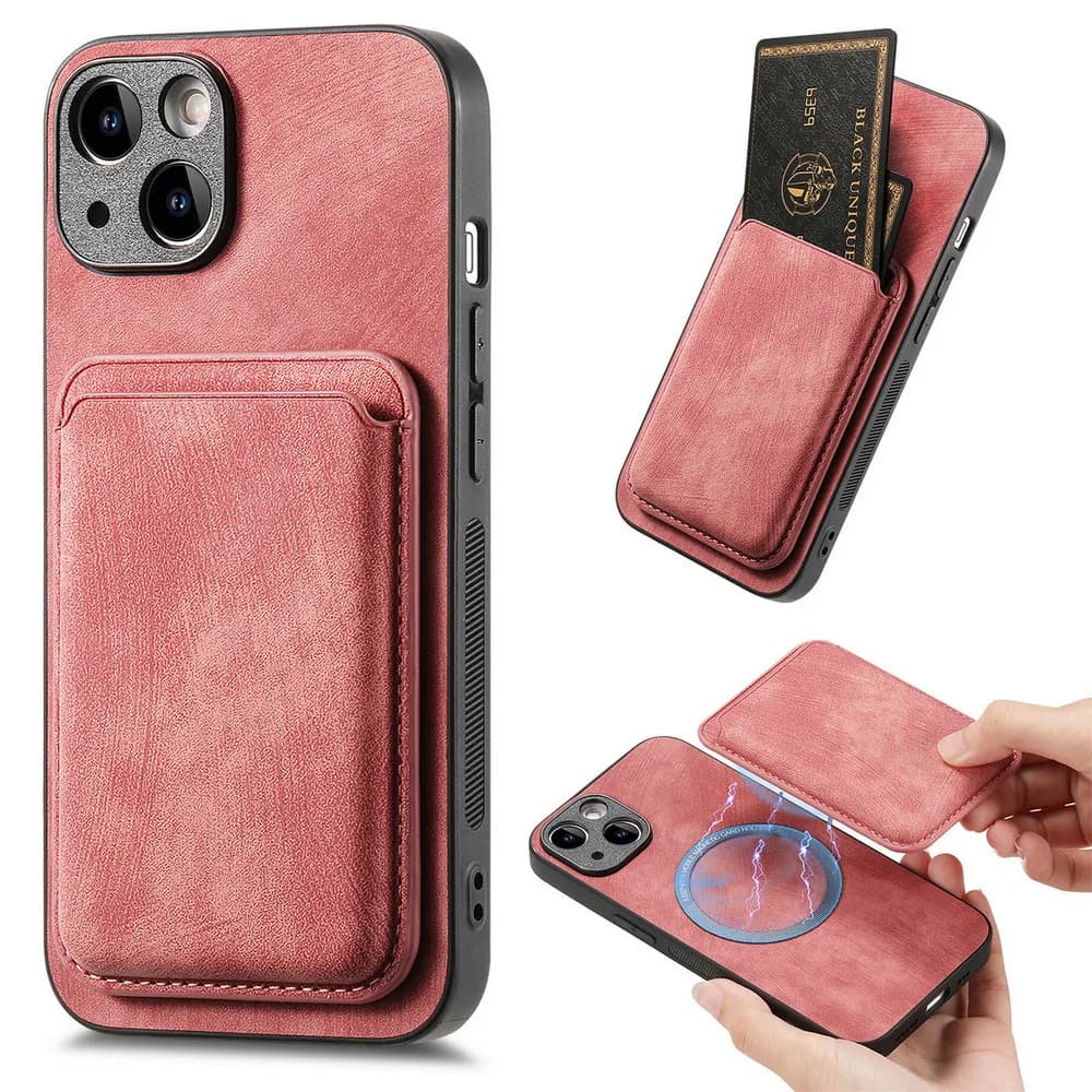 Per IPhone SE 2024 2IN1 Custodia in pelle Magsafe rimovibile per iPhone 14 13 12 11 Pro Max Xs Xr X 13 Mini 6s 6s 7 8 Plus Cover posteriore