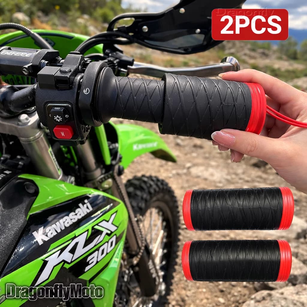 Copri manubrio in silicone per moto Kawasaki KLX230 KLX 230 KLX300 KLX 300, coprimanopole autoagglomeranti antiscivolo per moto