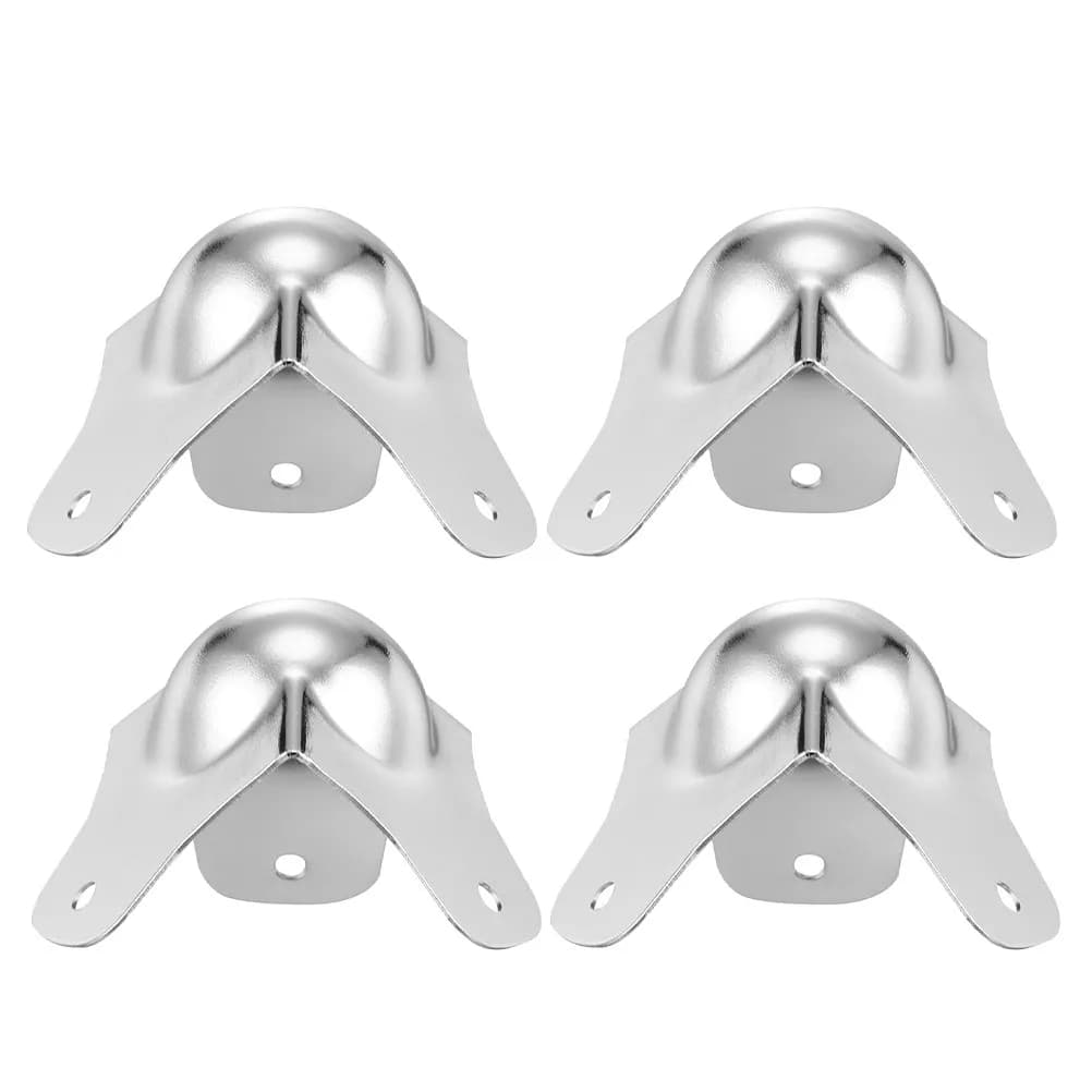 4Pcs Ball Corner Protectors Absorbing Edge Guards for Storage Cases Flight Box Hardware Cabinet Table Desk Safety