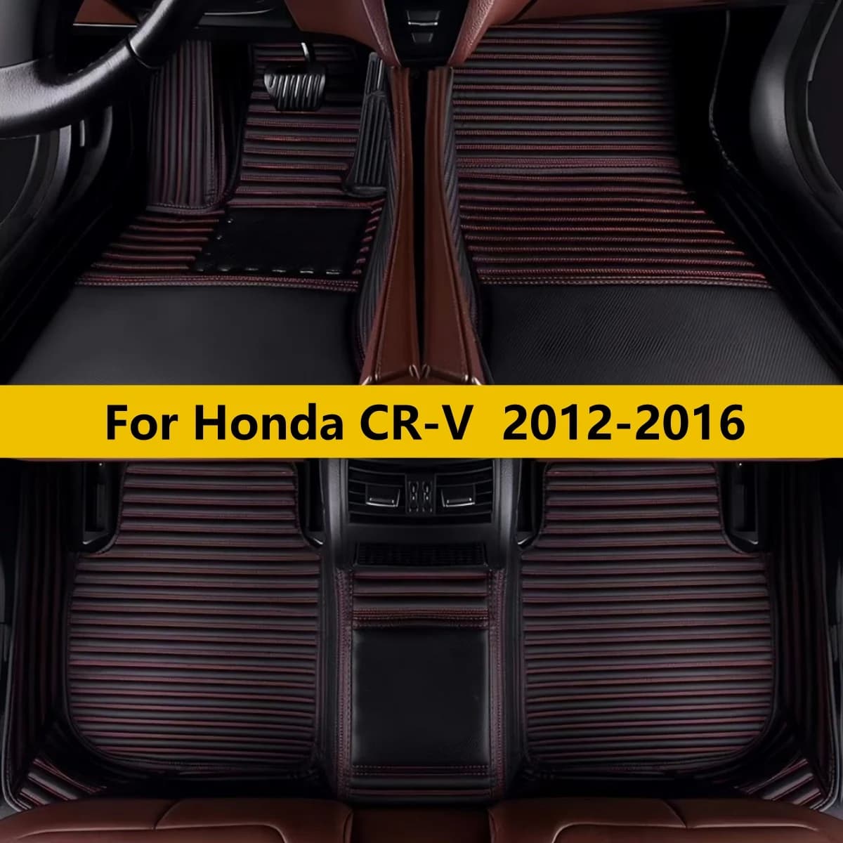 Car Floor Mats For Honda CR-V 2012 2013 2014 2015 2016 Auto Anti-dirt Full Set Carpet Pads Vehicle Foot Matts Rugs