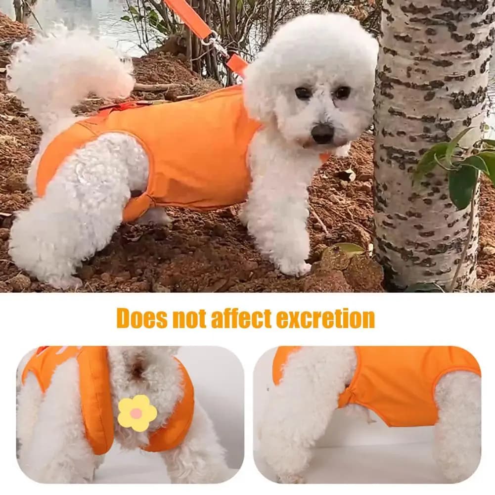Post Surgery Recovery Vest for Pets Full Body Dog Lift Harness for Small Dogs Adjustable Dog Lift Harness with Padded for Back