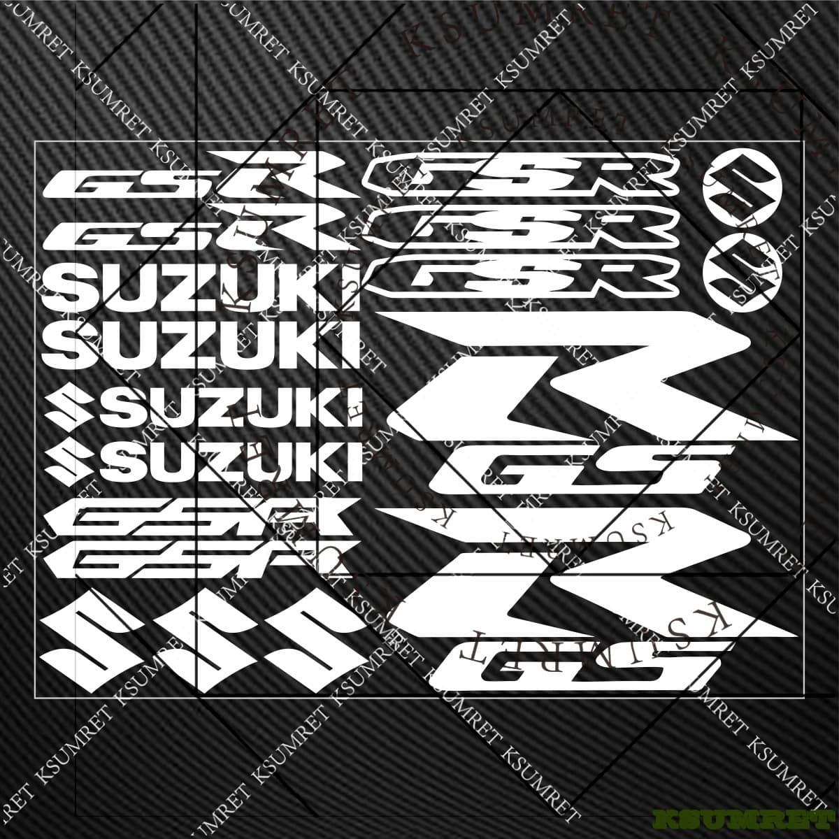 Adesivi per Moto Suzuki GSR, Decalcomanie per GSR 600 750