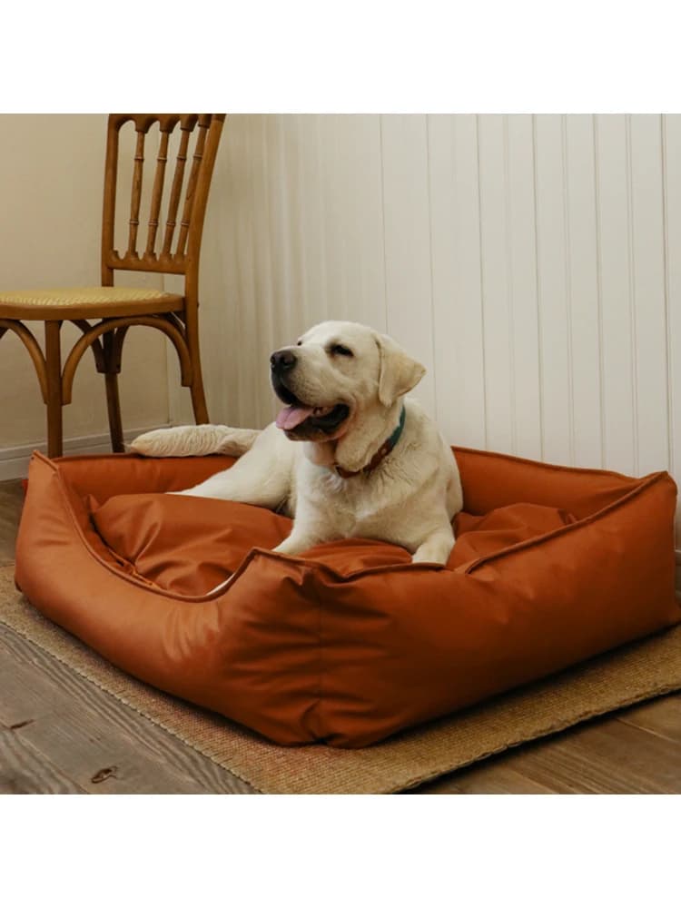Tecnologia in similpelle Letto per cani impermeabile Divano per animali domestici Nido per gatti Forniture Letto per cani Primavera Estate Spugna rimovibile e lavabile