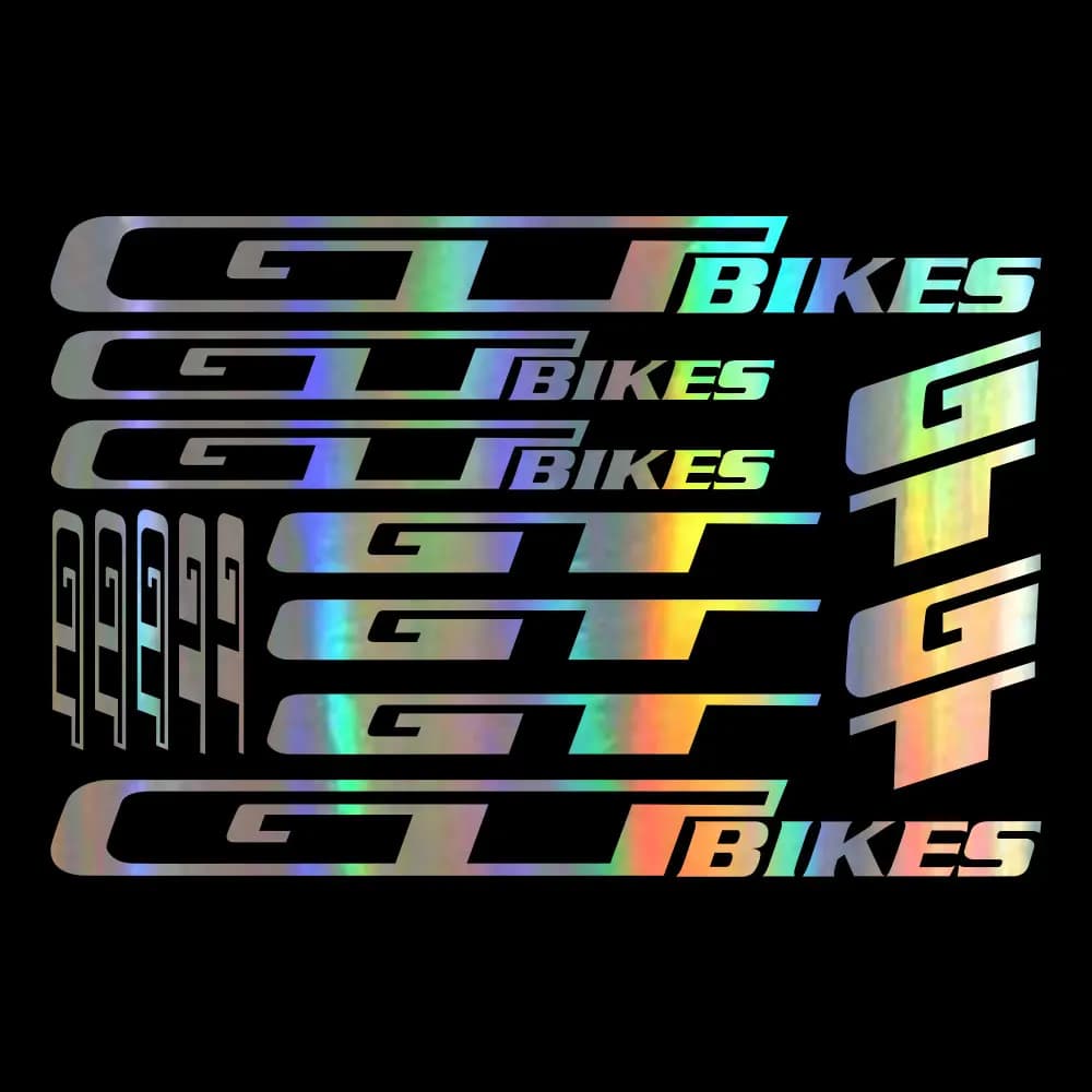 Decalcomanie Creative per GT Bikes accessori per biciclette decalcomania KK adesivi per auto foglio telaio ciclo ciclismo bicicletta MTB Road,32cm * 21cm