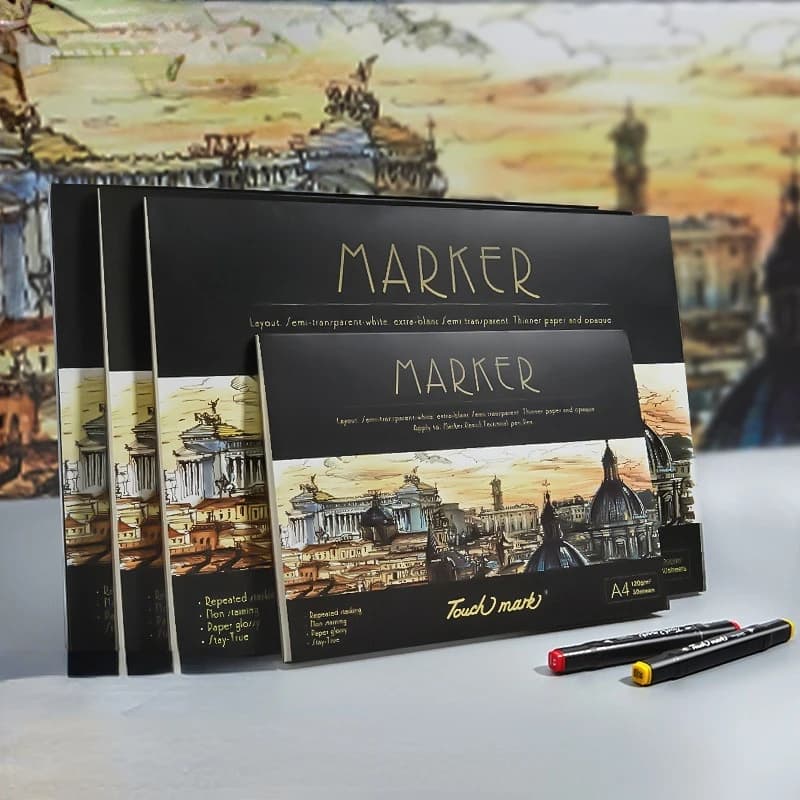 A4/B5 Professional Art Sketch Mark Book Watercolor Painting Paper Portable Graffiti Hand-painted Hand