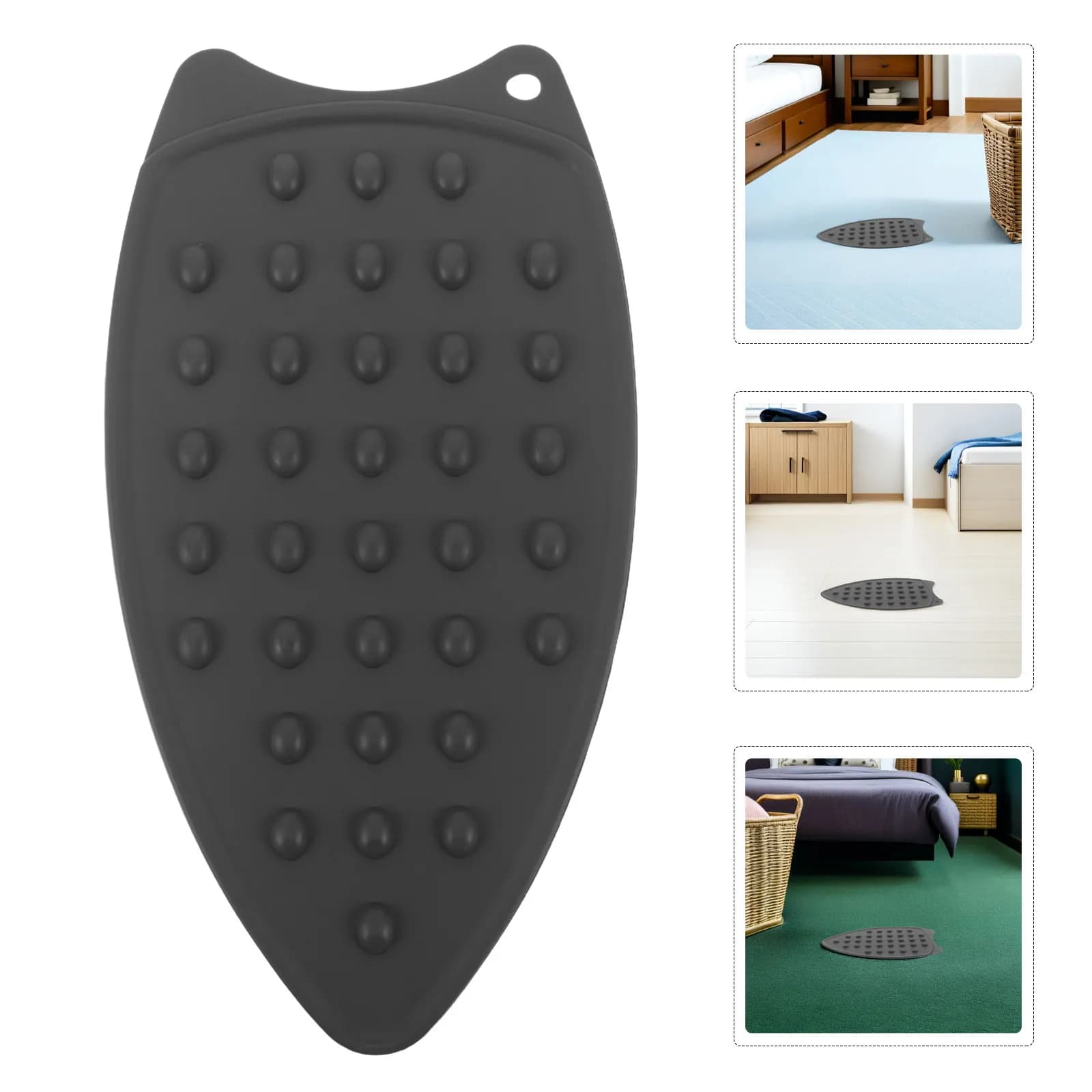 Tappetino in Silicone per Ferro da Stiro, Resistente al Calore, Antiscivolo, Impermeabile, per Asse da Stiro e Piano di Lavoro