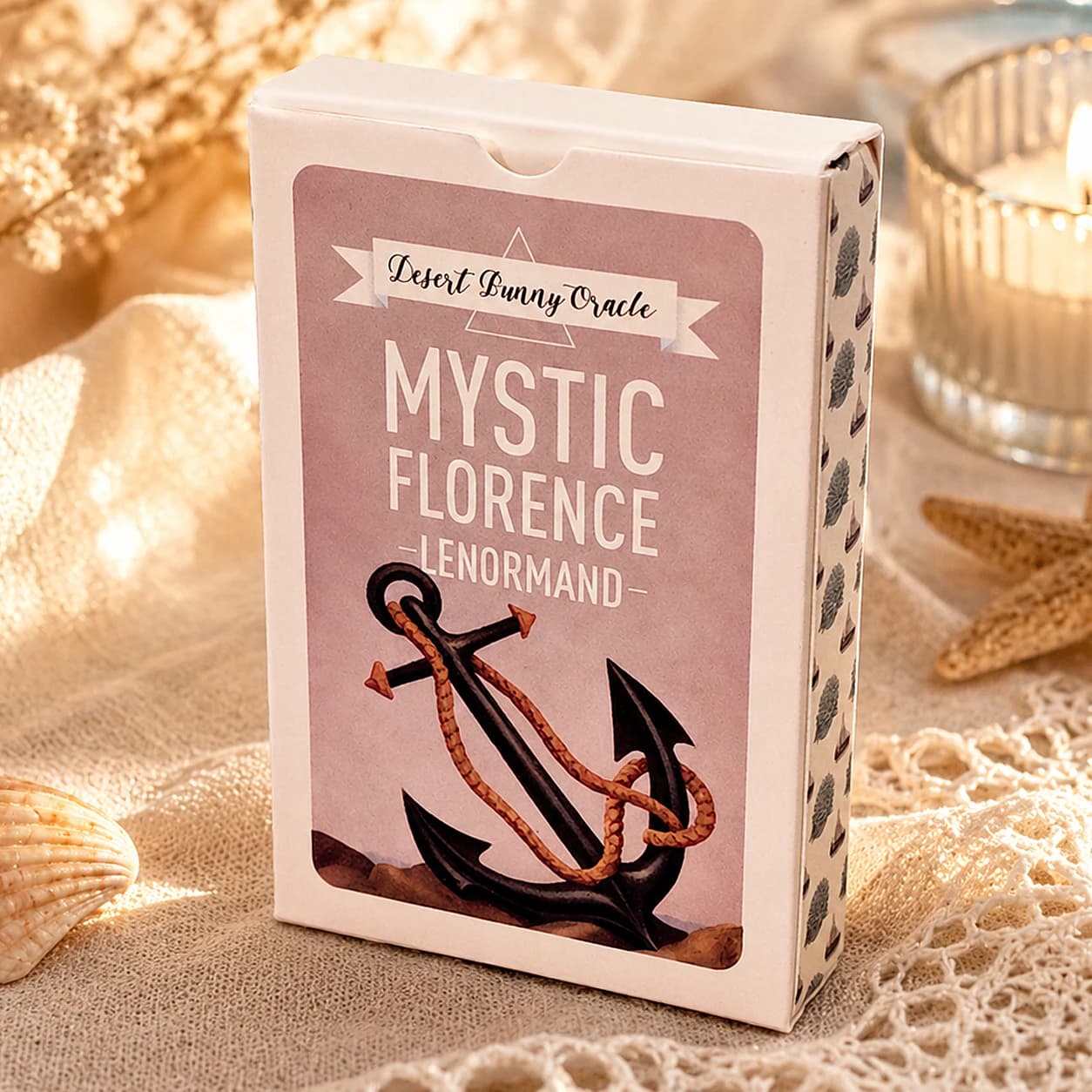 Mystic Florence Lenormand Deck - 36 carte per la divinazione del futuro - Oracolo in stile artistico classico vintage 9*6 cm