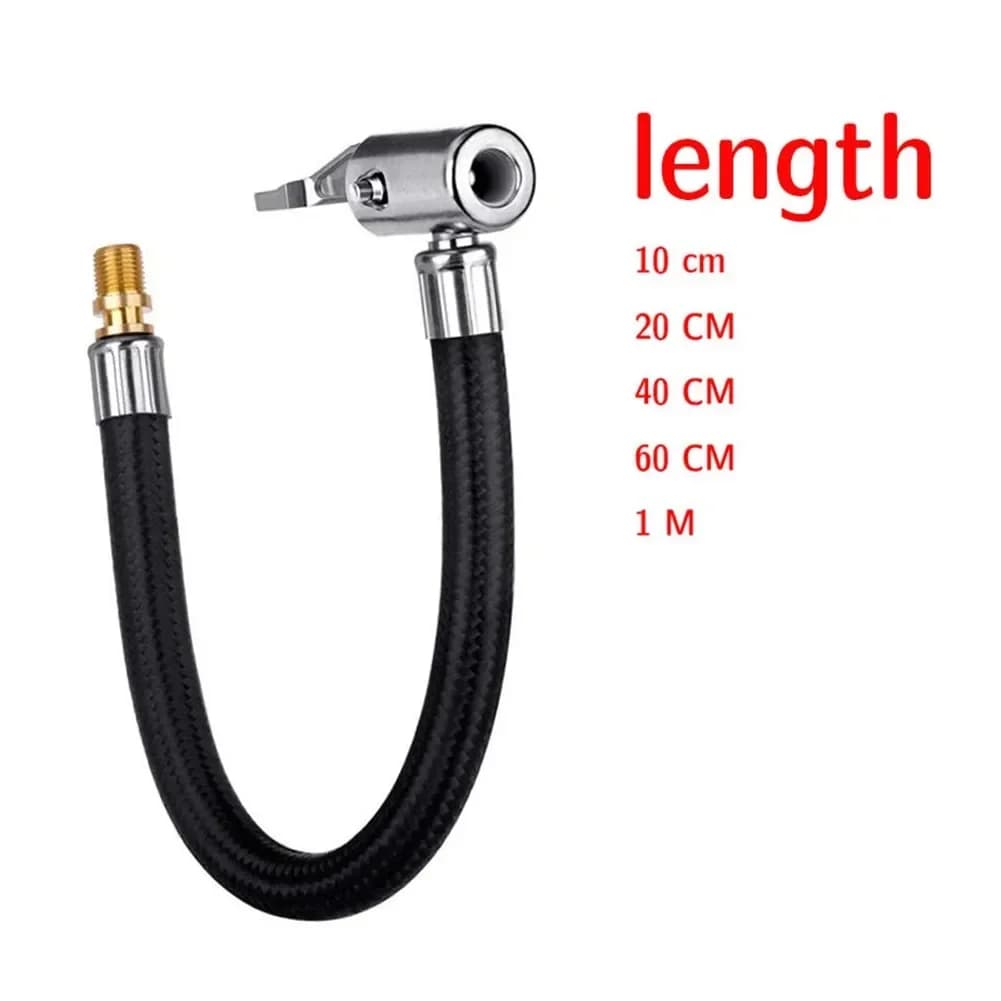 1pc Tubo di Prolunga Della Pompa Della Bici Della Bicicletta Del Motociclo Auto Pneumatico Gonfiatore Tubo Pompa di Aria Adattatore Per Schrader-valvole AV Pneumatici