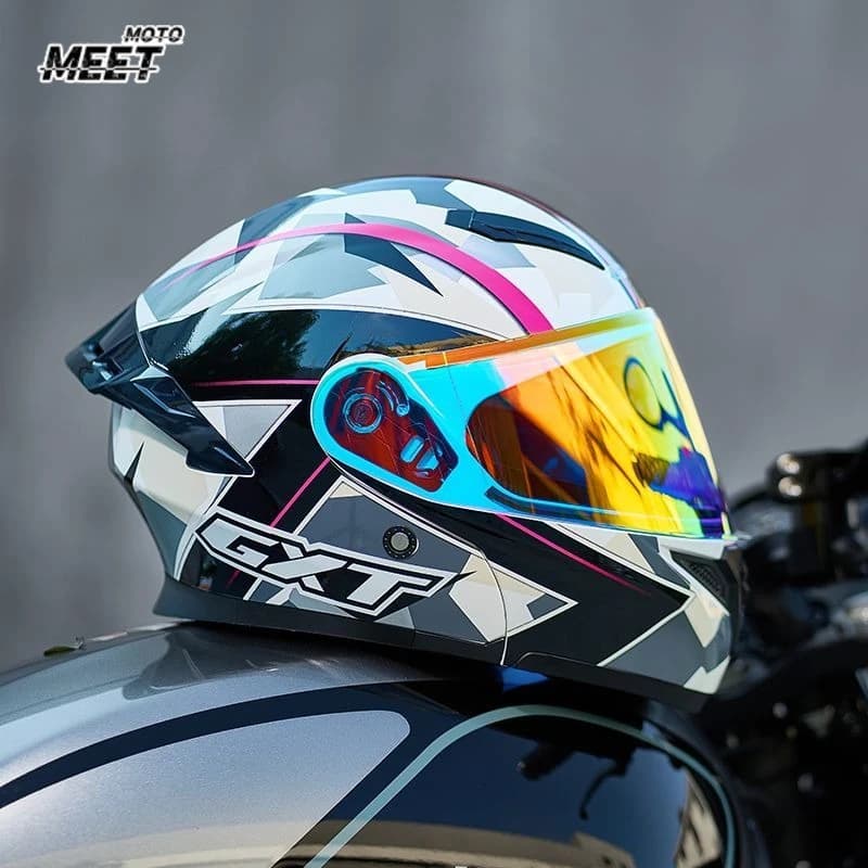 Caschi Integrali Omologati DOT, Protezione per Moto, Attrezzatura Protettiva per Uomo e Donna, Casco Apribile con Doppia Visiera Solare