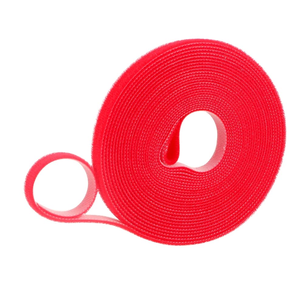 Fascette in Nylon Riutilizzabili con Chiusura a Strappo 5m*1cm, Nastro Adesivo per Cavi Elettrici