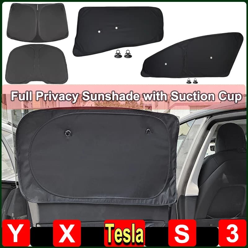 Per Tesla Model Y Juniper 2025 Finestra Parasole Modello 3 XS 2024 2023 Parabrezza Parasole Anti-UV Copertura protettiva per la privacy completa