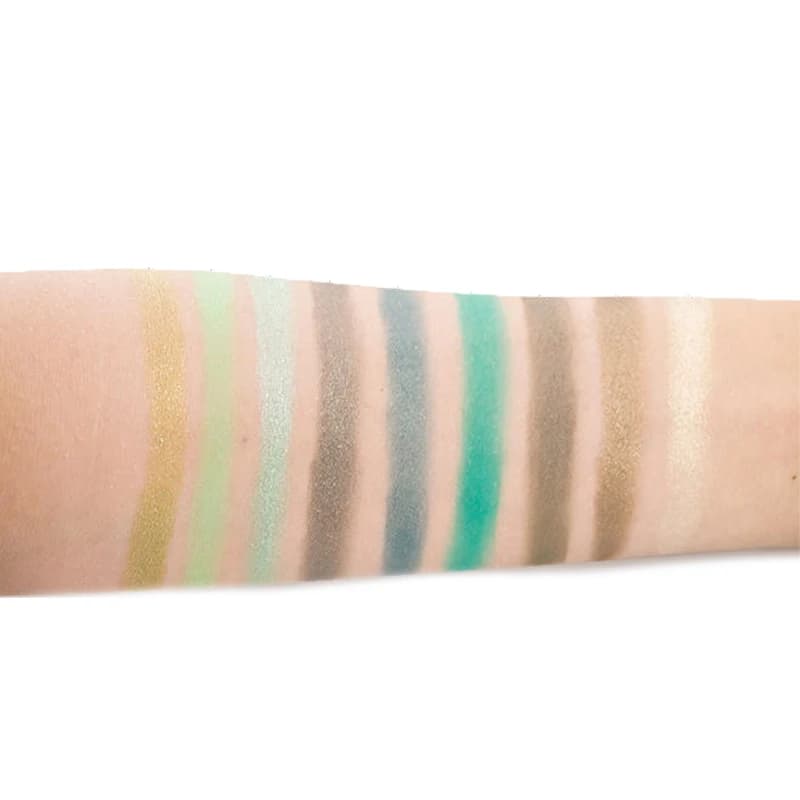 9-color naked eye shadows, opaque and brilliant, pigmented, warm earth tones, long lasting eye makeup, cosmetic