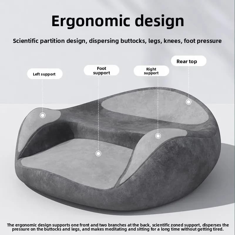 Cuscino per meditazione, pratica yoga, meditazione seduta, tappetino per meditazione e culto, ergonomia, uso domestico, futon, cuscino 445416