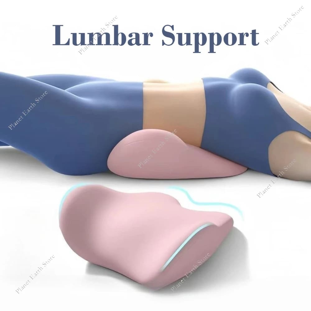 Cuscino Lombare per Letto, Supporto per Schiena, Cuscino Piatto per Dormire, Speciale per Protrusioni Lombali