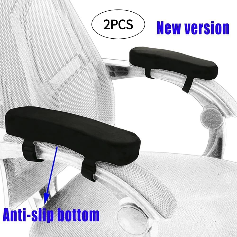 2 cuscini per braccioli per sedia da ufficio, in memory foam, copri braccioli, cuscini per sedia da ufficio e casa, comodi cuscini per gomiti