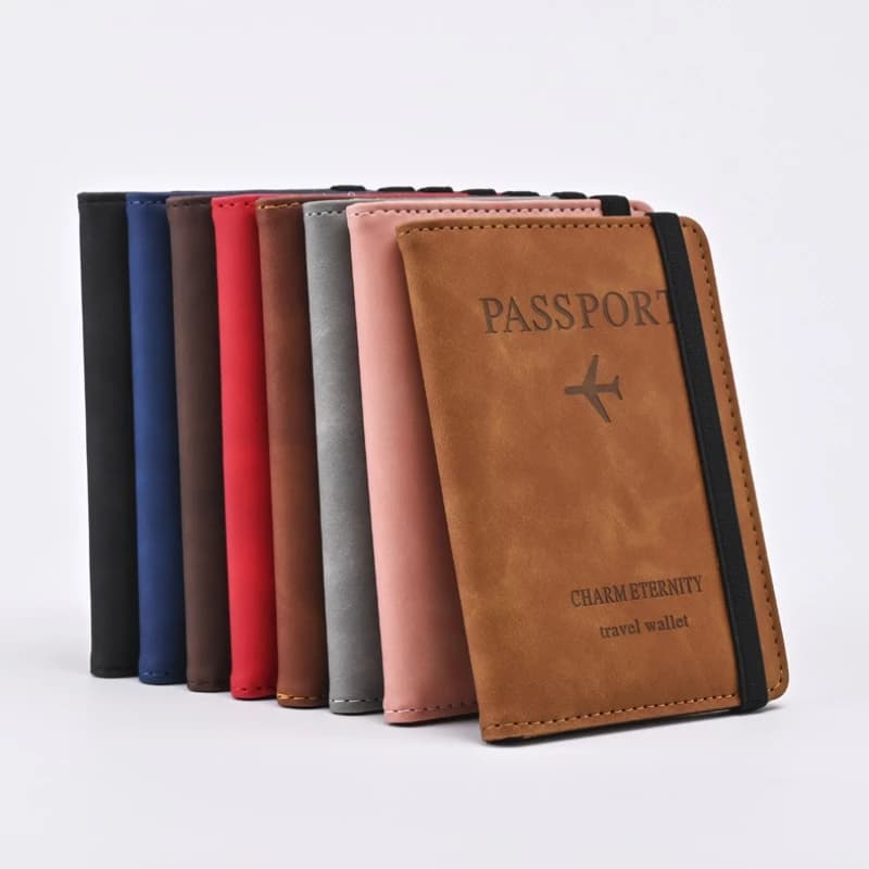 Shoulder Bag Passport Holder Document Storage Bag Leather Boarding Pass Passport Cover Travel Card Bag Passport Bag