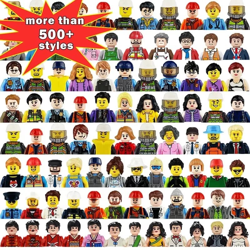 Serie Persona Blocchi di costruzione professionali Mini Figura 3D Bambini Giocattoli fai da te Ragazzi e ragazze Bambini Regalo di Natale Classico JM227