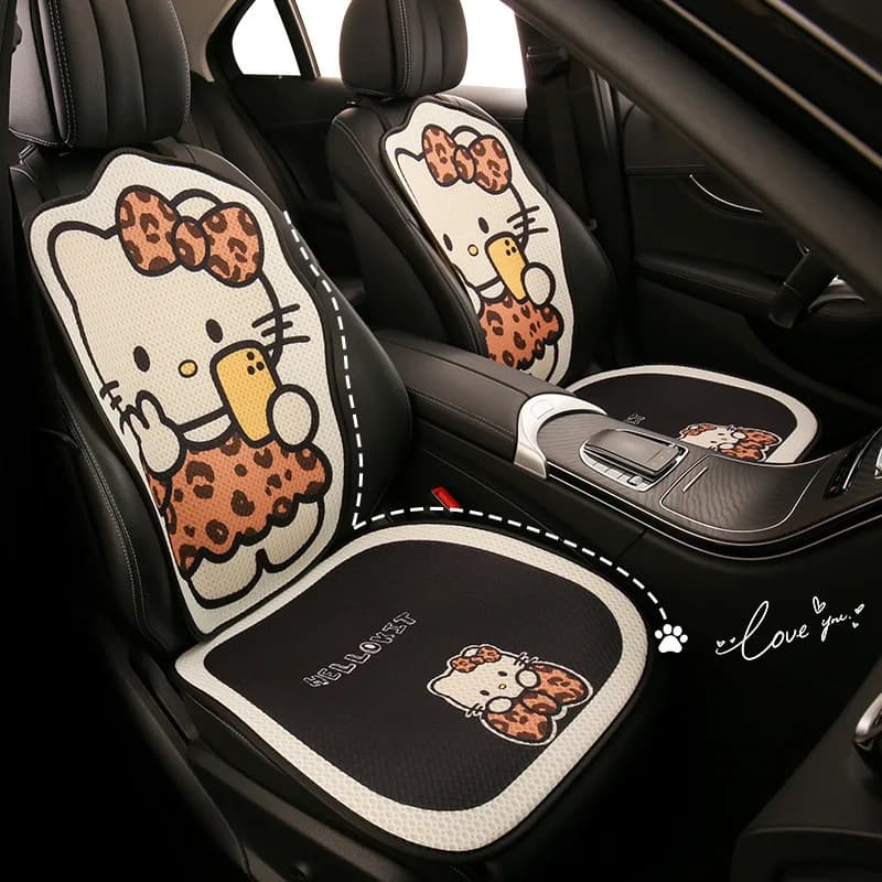 Hello Kitty Anti-slip Car Seat Cover, Soft Universal Protective Bearing for Sedan, SUV and Pick-up