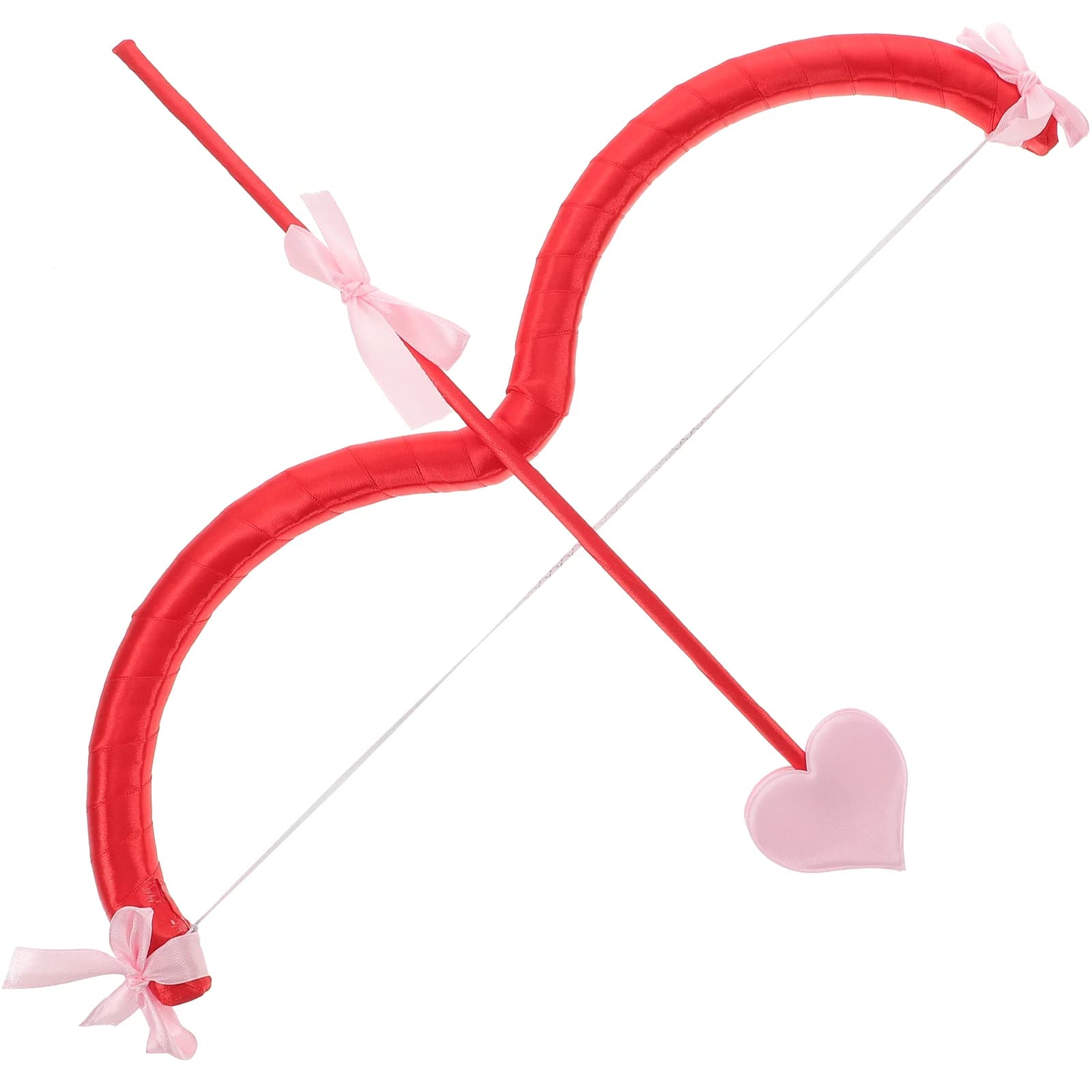 1 set di frecce per arco di Cupido in schiuma Set di frecce di Cupido decorative leggere Puntelli per cosplay Costume da caccia per spettacoli teatrali con arco per feste