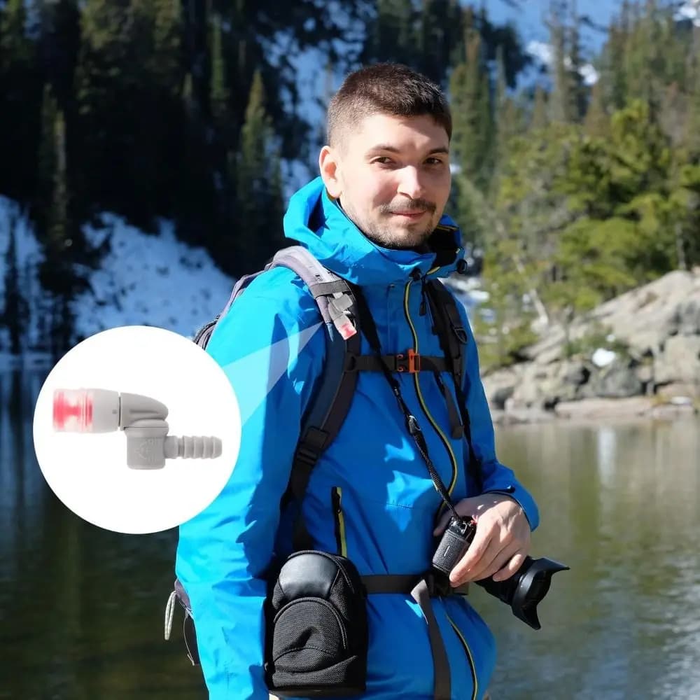 New Water Bladder Bite Valve Replacement Sheath Silicone Nozzle Hydration Pack Bite Valve Bite Valve Nozzles for Water Bladder