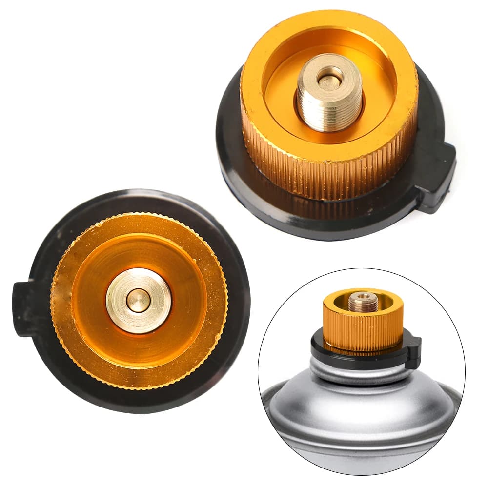 Gas Stove Propane Tank Conversion Adapter Refill Converter Gas Burner For Outdoor Picnic Camping Portable Sports Accessories