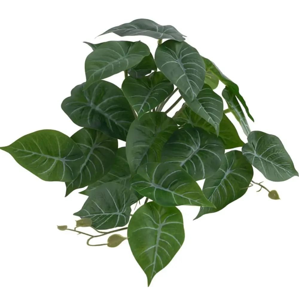 23 Foglie Artificiali di Piante Verdi, Grandi Foglie di Piante Tropicali, Piante Verdi in Vaso, Realistiche al Tatto