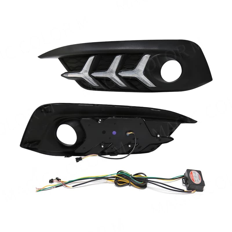 Per Honda Civic 2016 2017 2018 LED DRL Luci diurne Bianco Blu Giallo Indicatori di direzione Paraurti anteriore Luci diurne Accessori