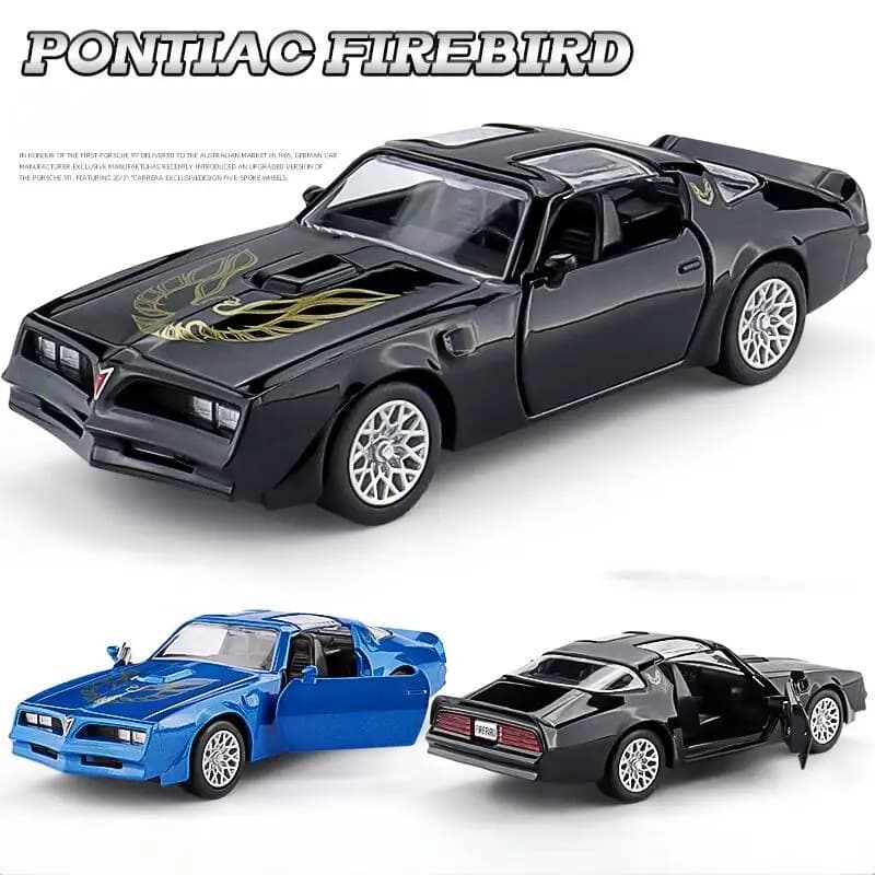 Retro Classic Supercar Pontiac Firebird 1978 Simulazione Diecast & Toy Vehicle Pull Back Car RMZ city 1:36 Modello di raccolta in lega