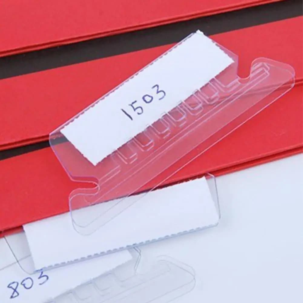 Etichette per l'organizzazione 120 schede per cartelle appese con etichette regolabili per una facile organizzazione inserti in plastica durevoli per l'archiviazione