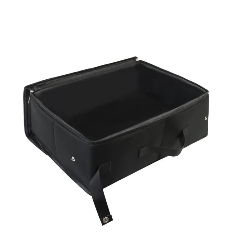 Foldable Waterproof Outdoor Cat Litter Box with Zipper Travel Carry Bag Portable Fabric Cat Toilet