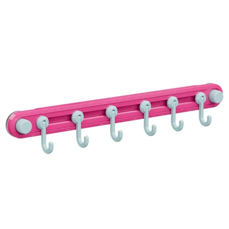 ABKS - Porta Utensili da Cucina Multifunzione con Ganci a Tema Cartone Animato - Barra Girevole con Ganci a Ventosa Dopamine, Nessuna Foratura Necessaria