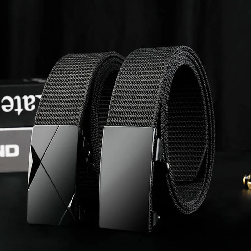 Men's Outdoor Leisure Sports Belt Toothless Quick Release Automatic Buckle Quality Belt Men's Automatic Buckle Tactical Belts