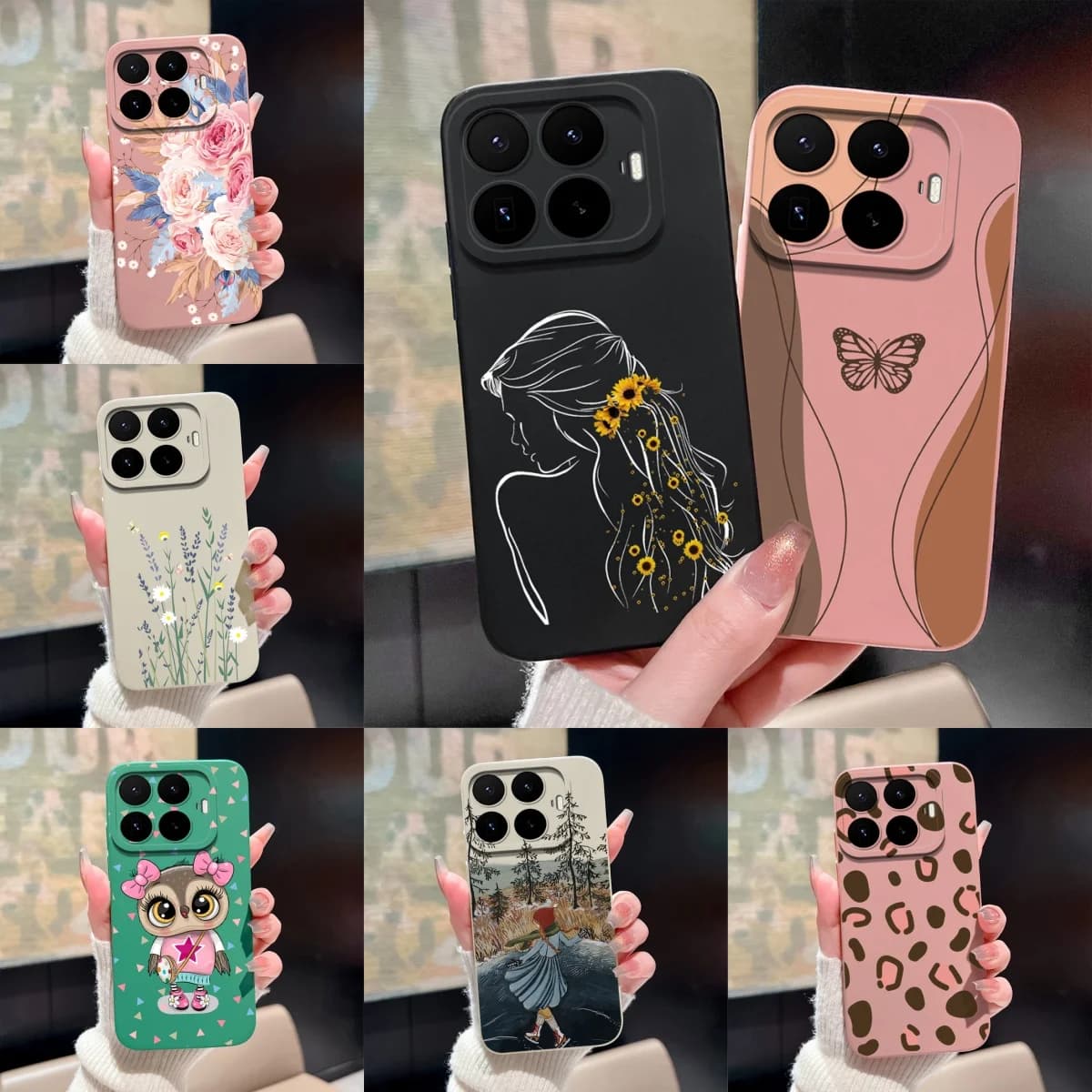 For Xiaomi17T 17TPro 17ProMax 5G Cases Pretty Rose Girl Full Protection Silicone Shell For xiaomi 17t 17 pro max Phone Protector