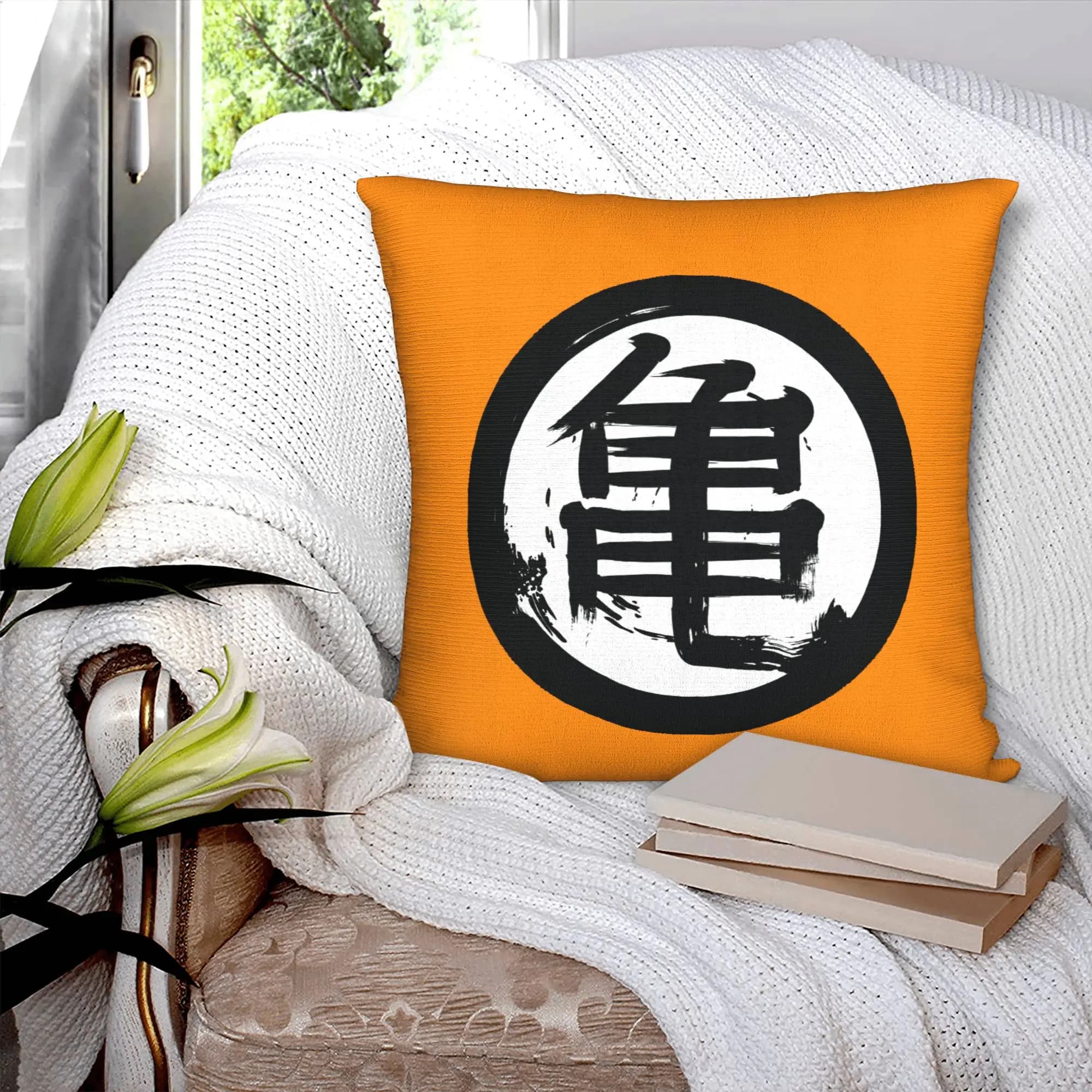 Fodere per cuscini Dragon Ball Square, fantastica fodera decorativa con cerniera per la casa, 40*40 cm
