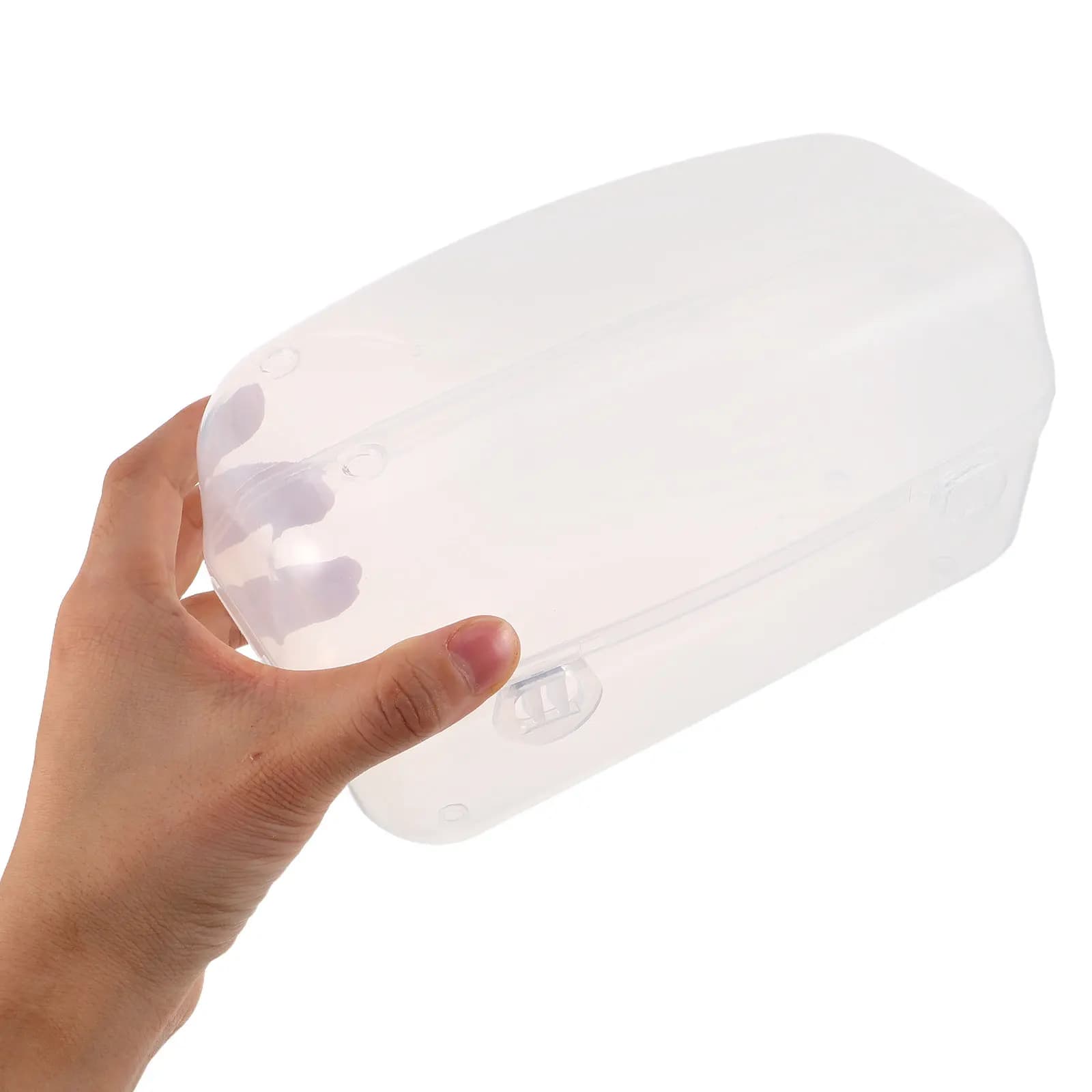 Custodia per Maschere Subacquee Portatile Rigida Trasparente in Plastica Impermeabile Scatola Contenitore per Occhiali da Sub Sci Snowboard Sport Acquatici