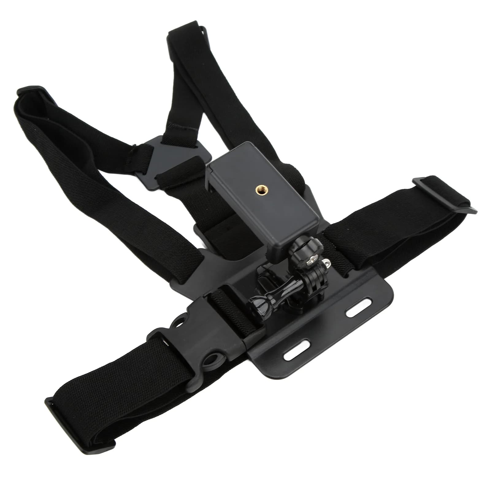 Cellphone Selfie Chest Mount Adjustable Harness Strap with Phone Clip Holder for 5.5-8.5cm Width Smartphones for DJI Action 5Pro
