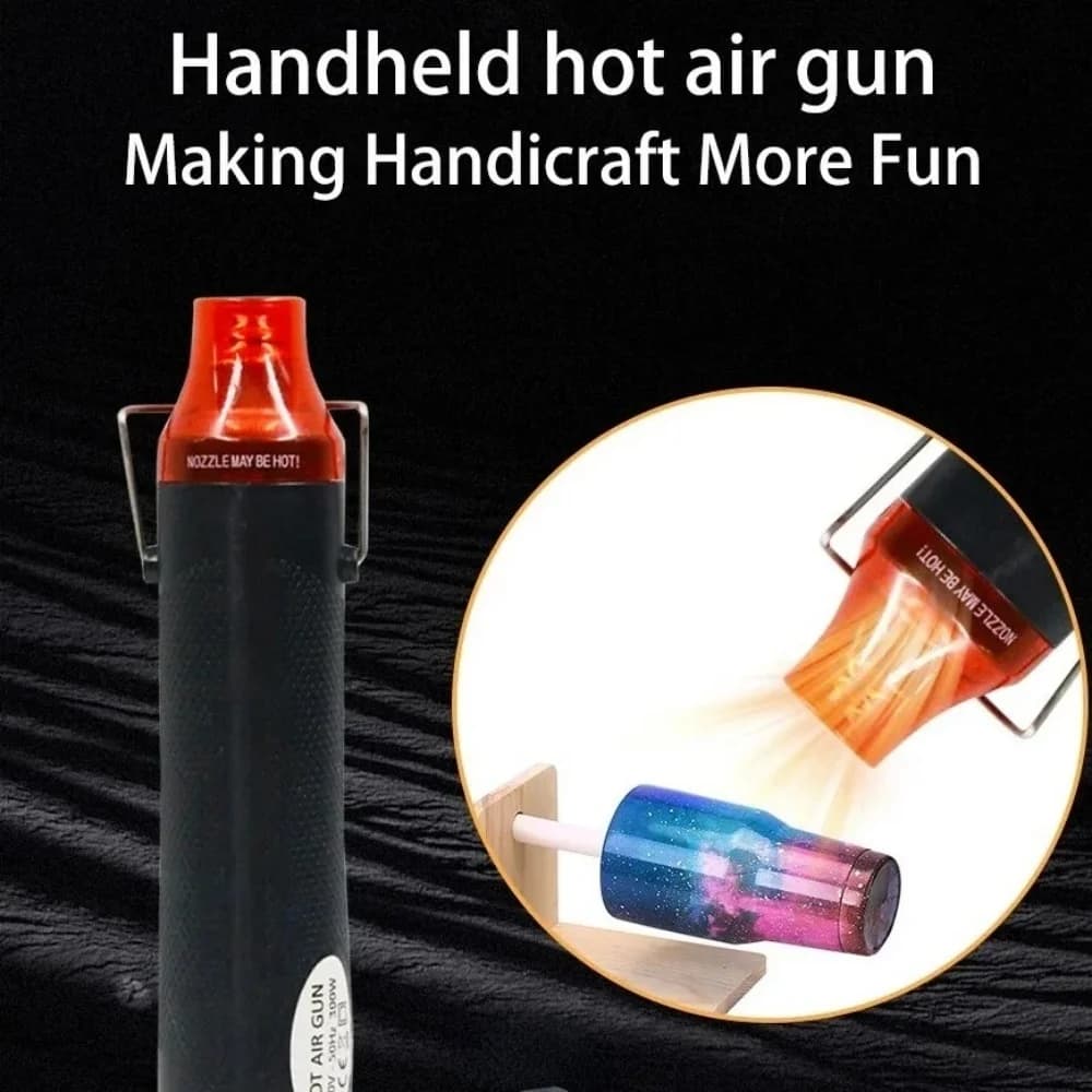 Pistola ad Aria Calda Manuale 220/110V, Mini Saldatore ad Aria Calda, Strumento Fai-da-Te, Pistola Elettrica per Saldatura, Strumenti per Processi di Riscaldamento e Asciugatura a Temperatura Controllata