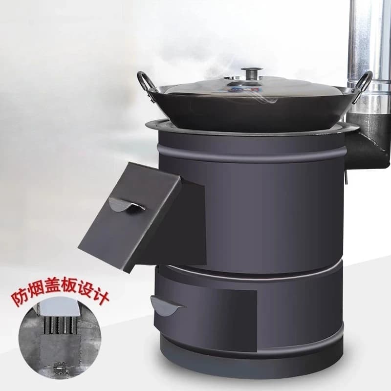 Wood stove Firewood heating for domestic use Outdoor camping stove New type large table pots Portable rural furniture