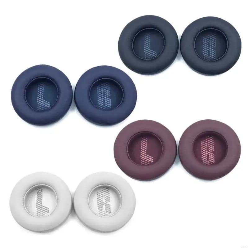 Cuscinetti auricolari in pelle di ricambio per cuffie wireless JBL Live 400BT / 460NC Cuscinetti di copertura in memory foam