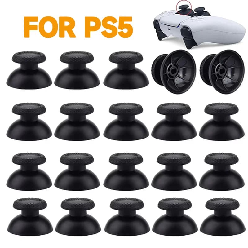 2-20PCS Simulazione 3D Palo Verticale Thumb Stick Grip Copertura Pulsante Parti di Riparazione Copertura Thumb Stick Sostituzione PER Controller PS5
