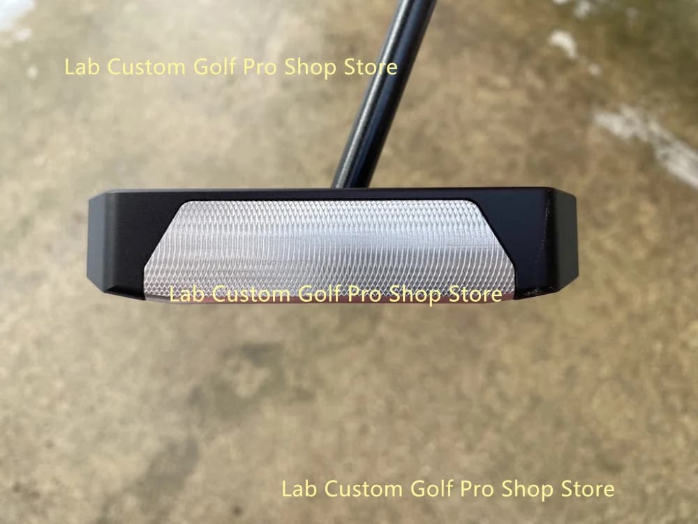 Putter da golf DF3i con bilanciamento a torsione zero, per destrorsi, con shaft in grafite ACCRA, nero/bianco, impugnatura Press Pistol 2 ° impugnatura