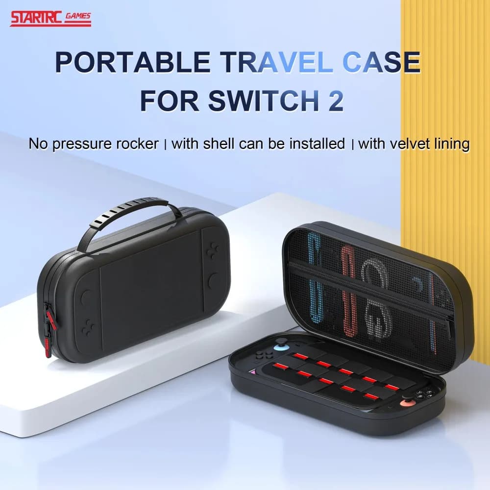 Custodia Portatile Impermeabile per Console di Gioco Nintendo Switch 2, Accessori per Videogiochi