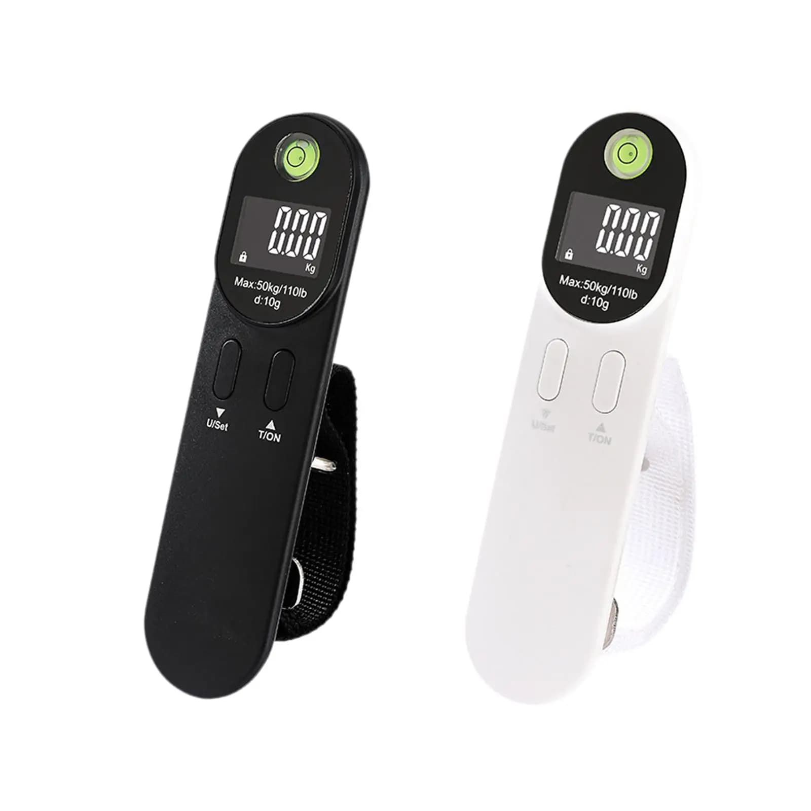 Bilancia per bagagli da 110 libbre/50 kg con cinturino a gancio Bilancia elettronica portatile